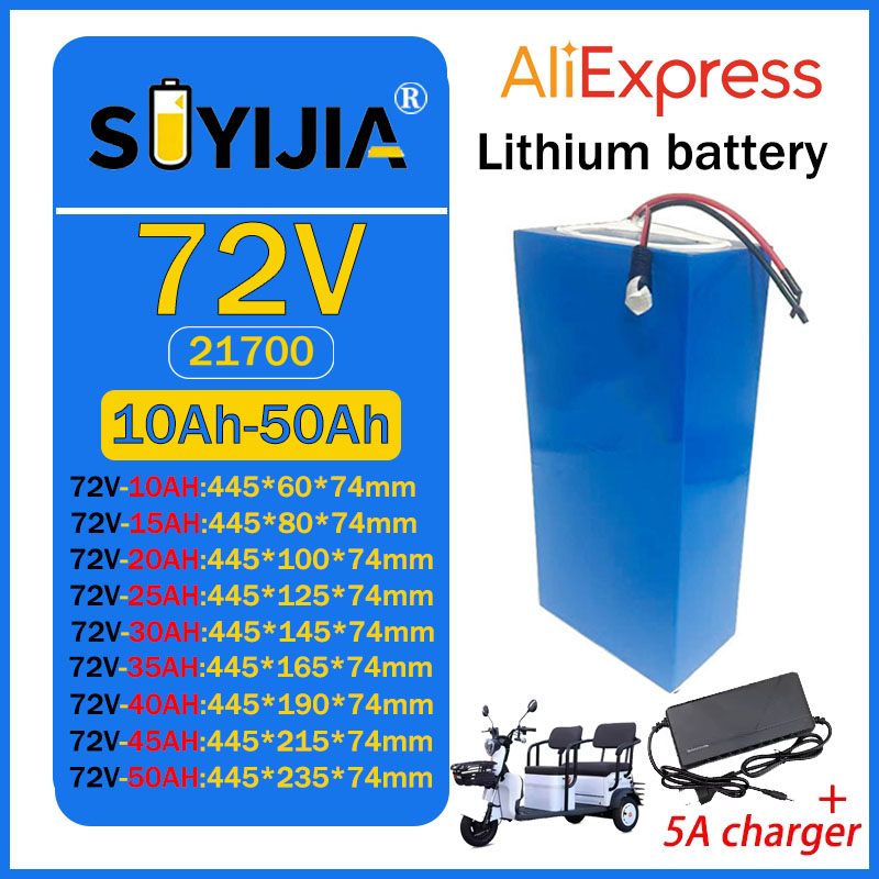 72V 50Ah 45Ah 20Ah 25Ah 30Ah 3 – 60V 30Ah Electric Scooter Battery Bewertung und Preis