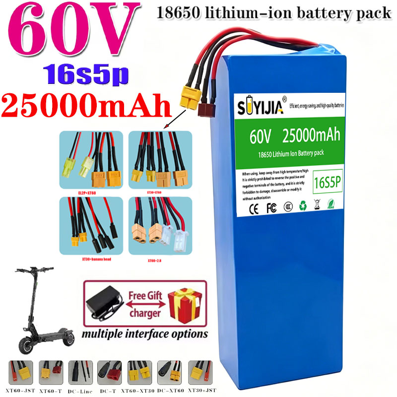 Lithium-Batterie für Motorrad, – 60V 30Ah Electric Scooter Battery Bewertung und Preis